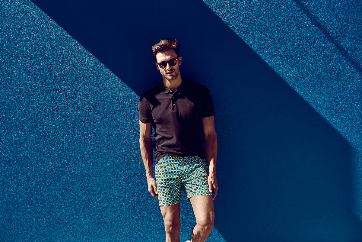 Smart men's swimming trunks Designer beach trunks for men