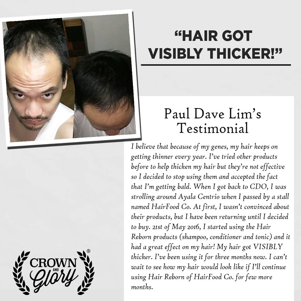 hair grower testimonial