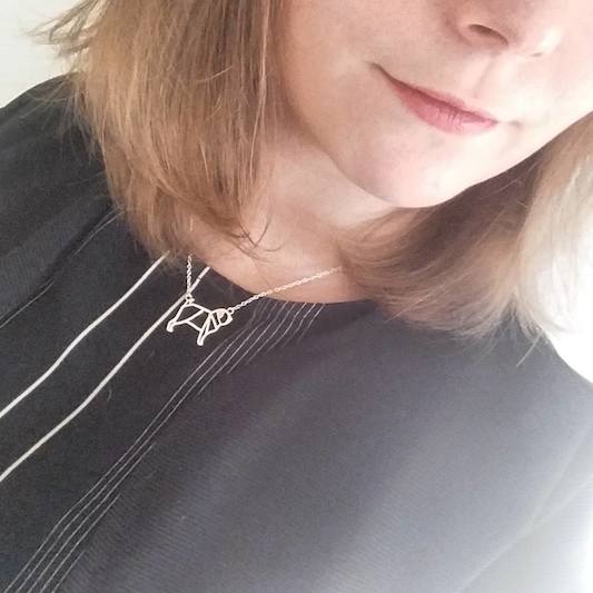 origamichainpugpendantnecklace