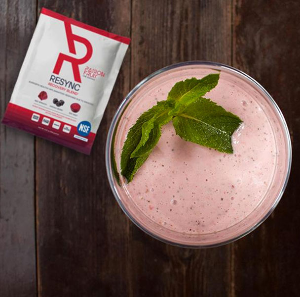 Smoothie blended with Resync
