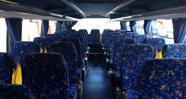 Interior of 49 Seat Coach 