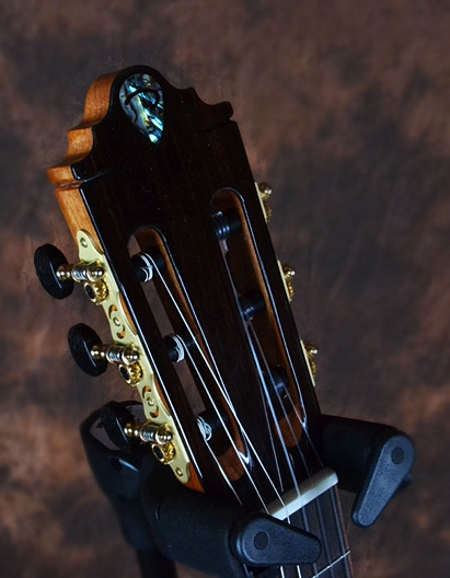 Tête de guitare sèche Incrustation en abalone