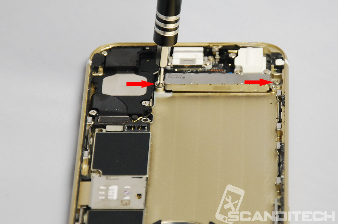 iPhone 6S battery replacement guide - Reinstalling taptic engine