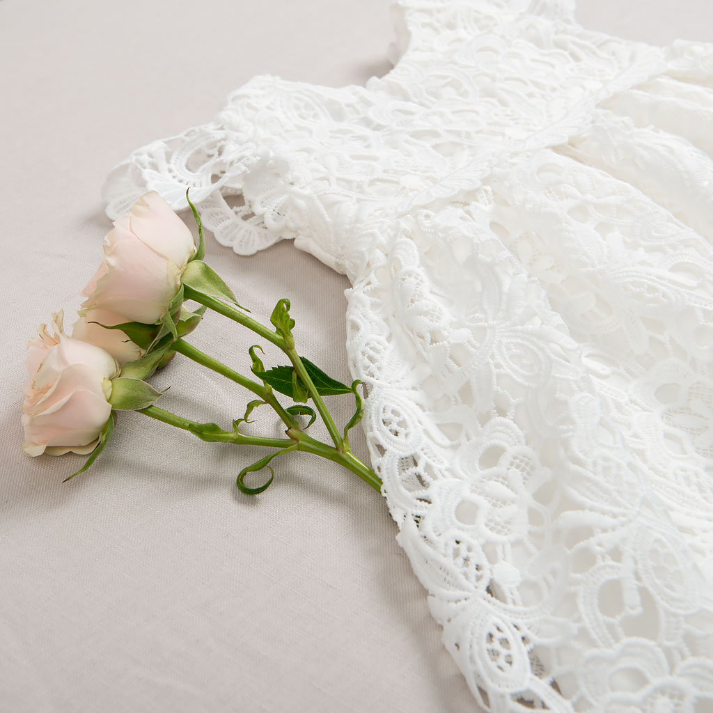 Girls Christening Dress Detail