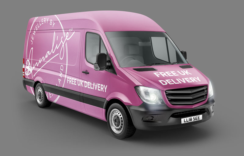 Annalise jewellery free delivery van