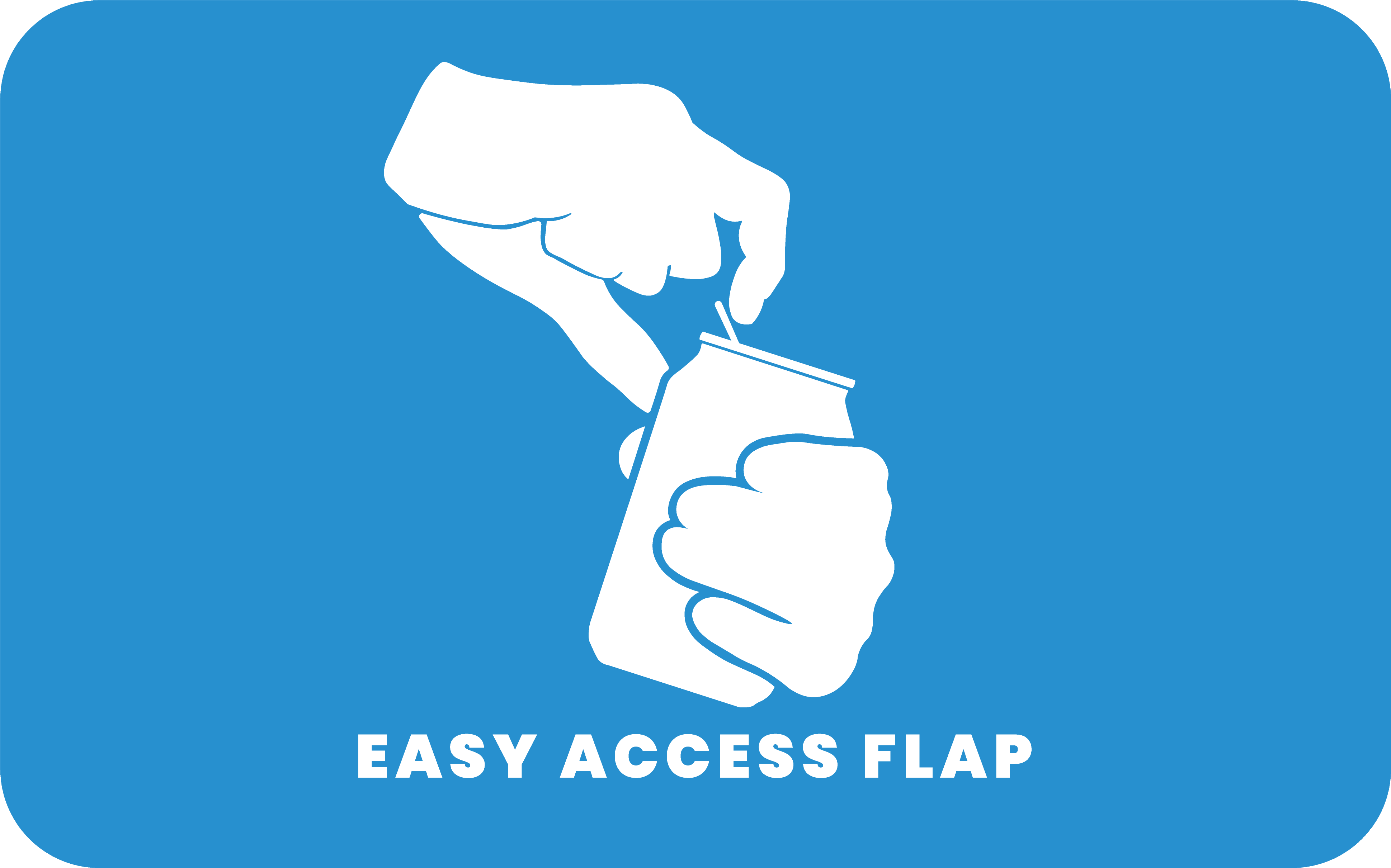 Easy Access Flap Kanga Kase Mate