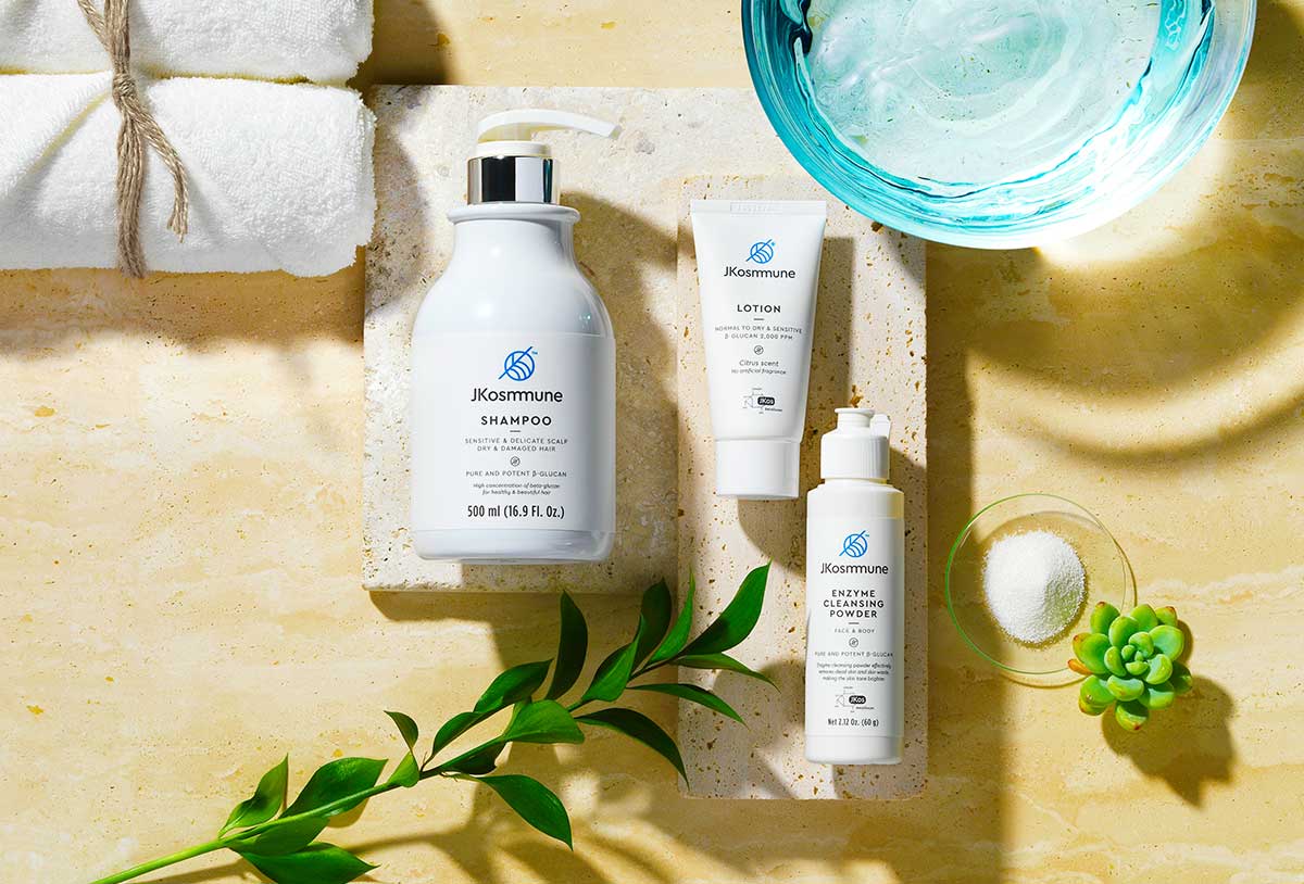 Kosmetic Immunity JKosmmune Beta Glucan all natural Korean skincare and hair care with safe ingredients