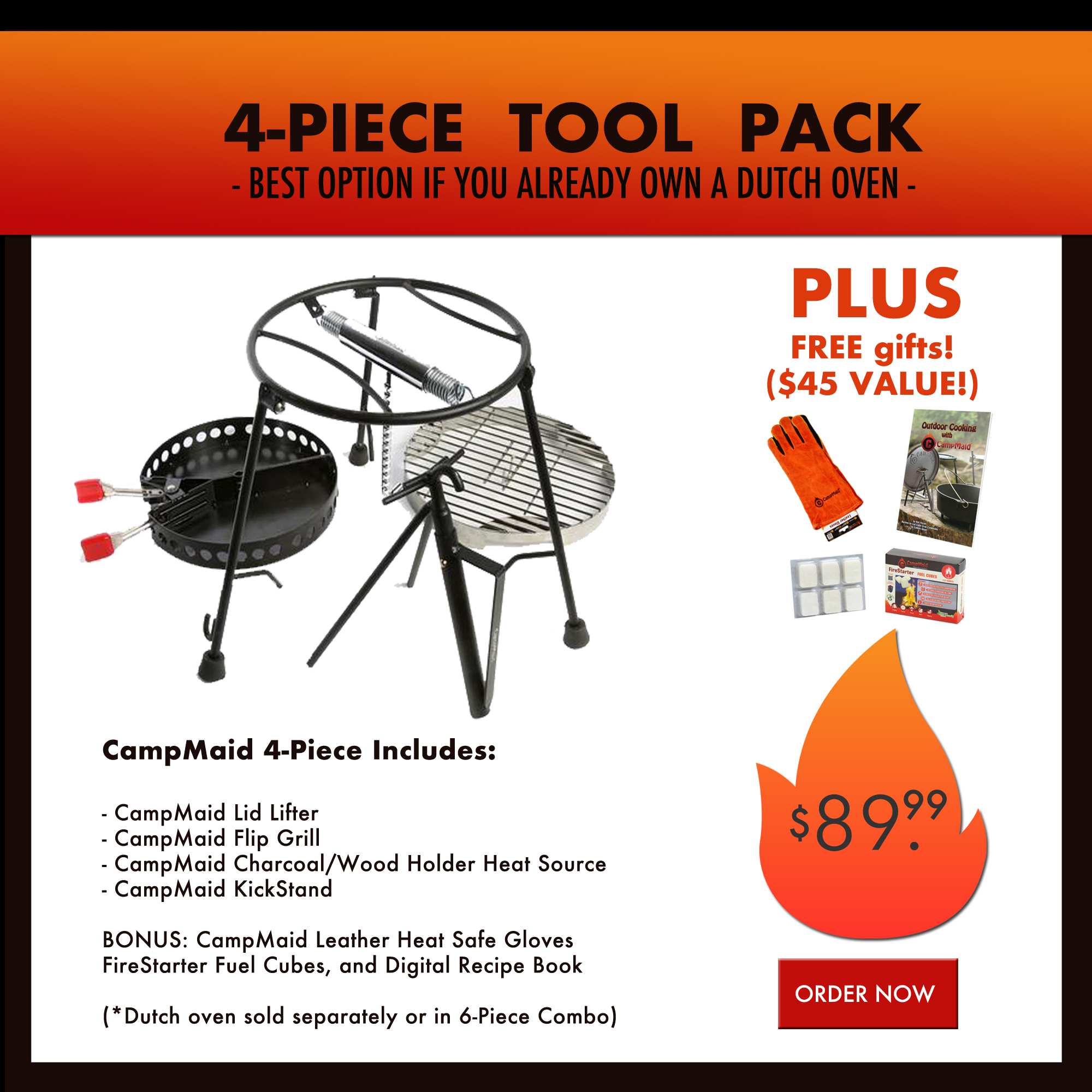 Camp Maid TV offer 6pc set 149.99 CampMaid