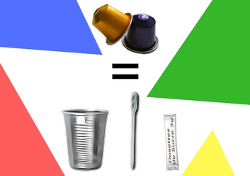 capsule commandé consommables gobelets plastiques offerts