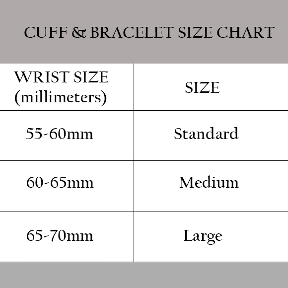 Women S Bracelet Size Chart