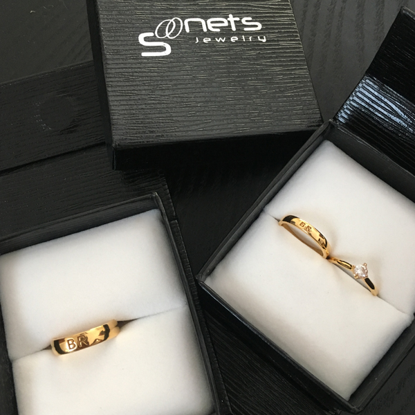 Custom made wedding set