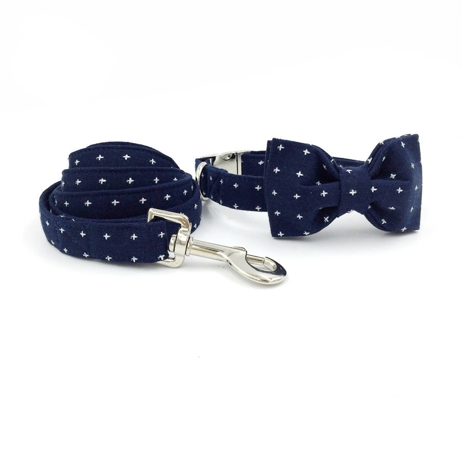 navycrosshatchdogbowtiecollar