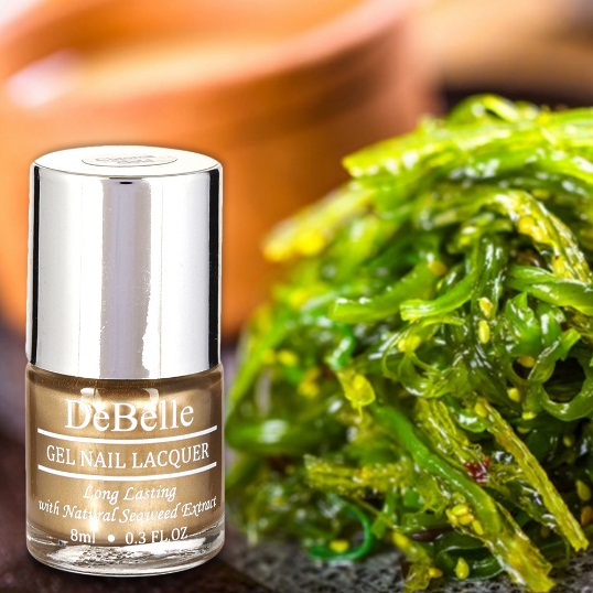 DeBelle Gel Nail Lacquer Chrome Gold (Bright Chrome Gold Nail Polish)