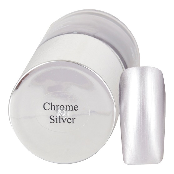 DeBelle Gel Nail Lacquer Chrome Silver (Silver Chrome Nail Polish)