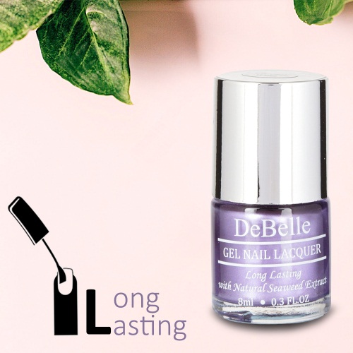 DeBelle Gel Nail Lacquer Chrome Wine (Chrome Purple Nail Polish)