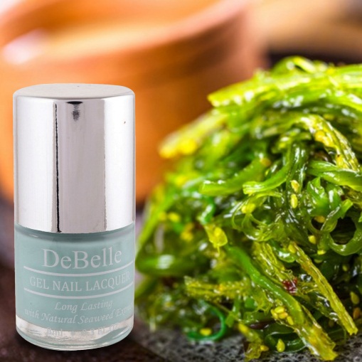 DeBelle Gel Nail Lacquer Mint Amour (Mint Blue Nail Polish)