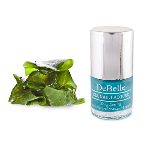 DeBelle Gel Nail Lacquer Royale Cocktail (Turquoise Blue Nail Polish)