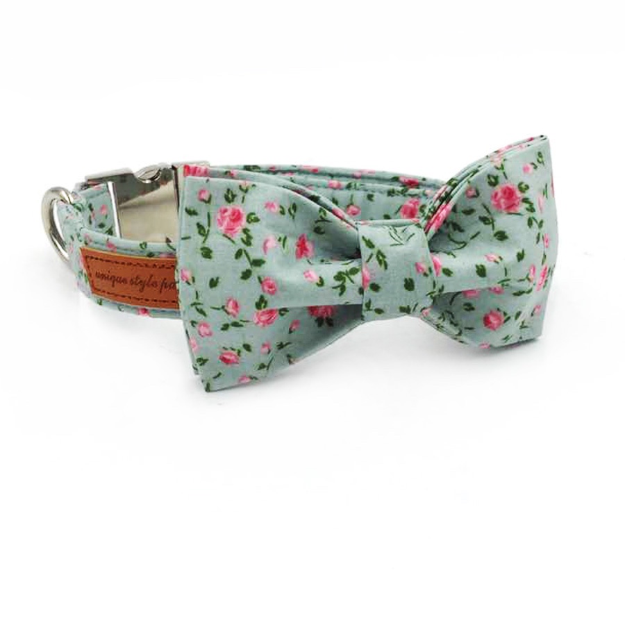 mintrosedogbowtiecollar