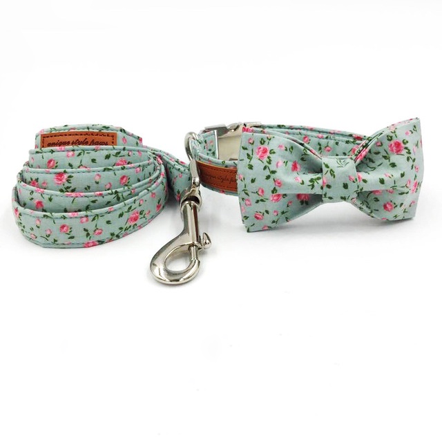mintrosedogbowtiecollar