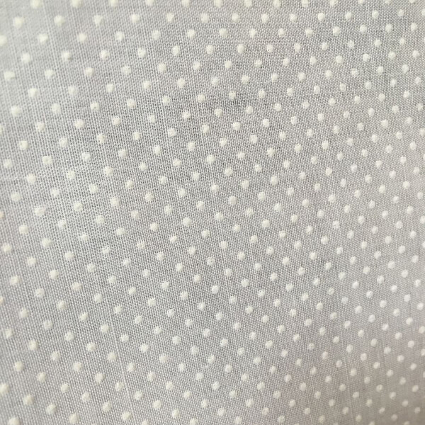 Dotted Swiss - red dots on white