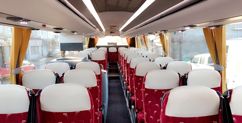 Interior of 49 Seat Coach