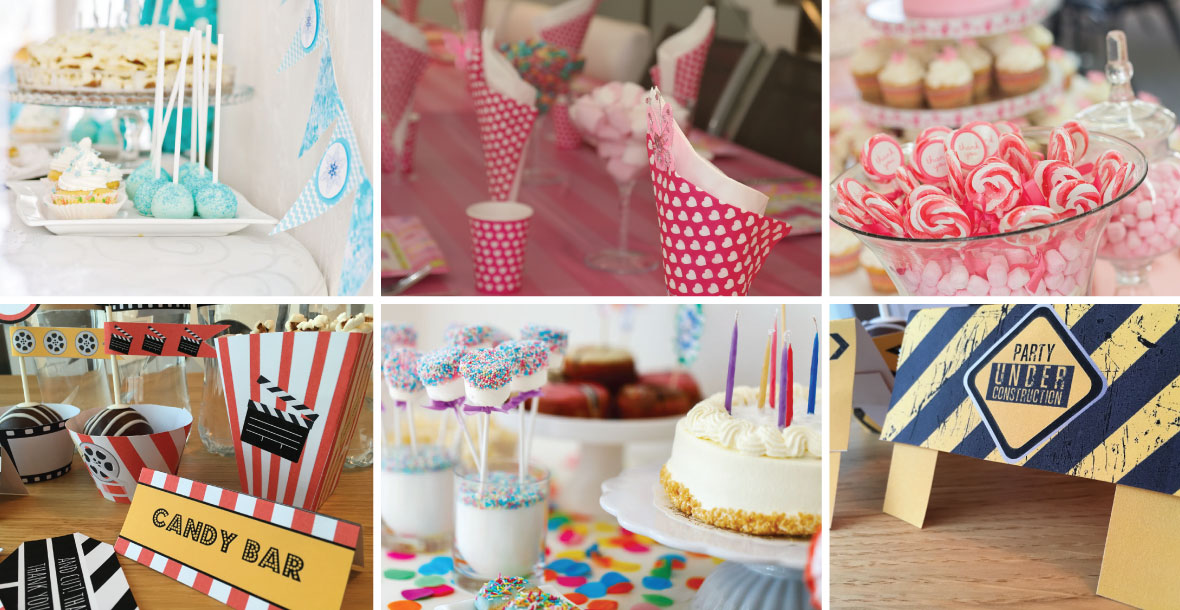 printable party decor printable party decorations kids parties