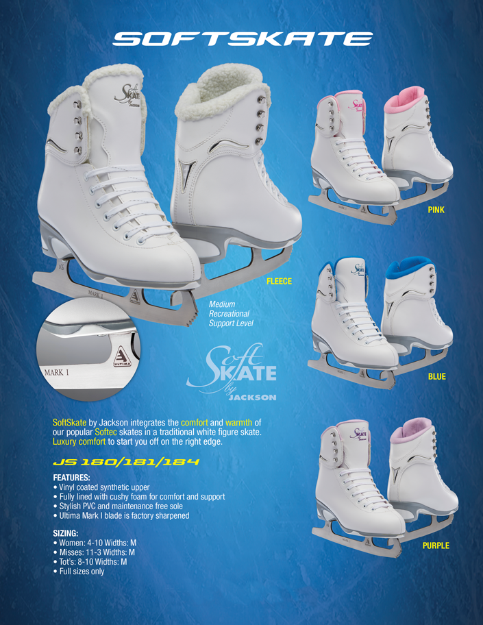 Improved Jackson Skate Bag JL350 JUST LAUNCHED 2020 Jackson Ultima Finesse JS180 / JS181 / JS184 Figure Ice Skates for Women and Girls Bundle with Guardog Skate Guards