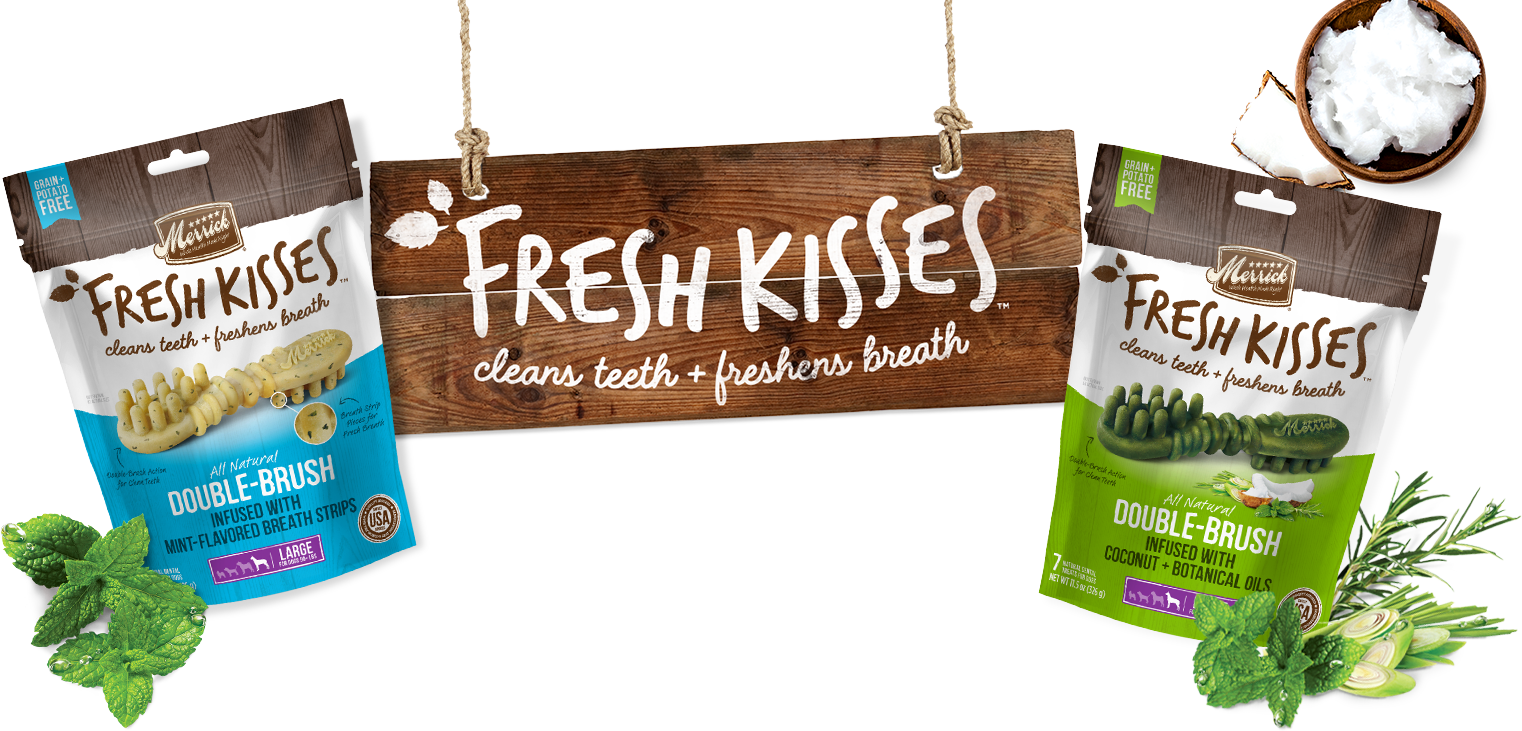Merrick Fresh Kisses Cleans & Freshens Breath