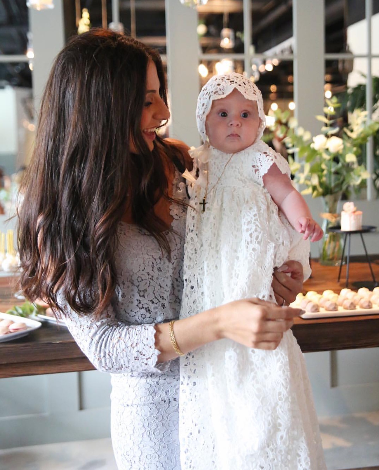 mother and daughter christening outfits
