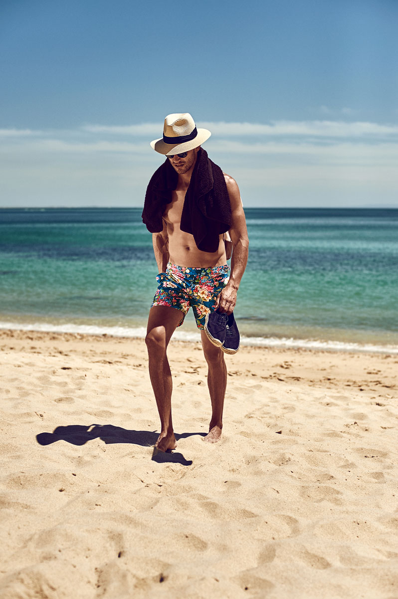 Nicolas Alexander produces luxury contemporary swimwear for men The best floral print swim shorts for men