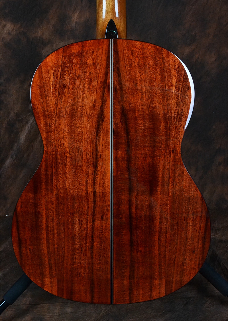 Dos de la guitare Fond en Koa