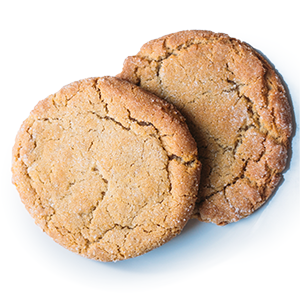photo of traditional honey peanut butter cookie