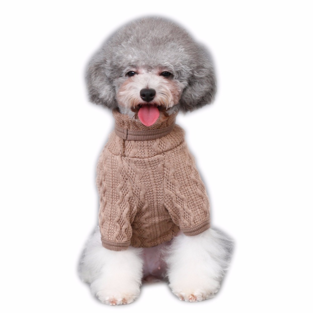 beigeclassicturtleneckdogsweater