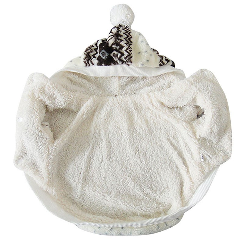 cozysnowflakehoodiedogsweater