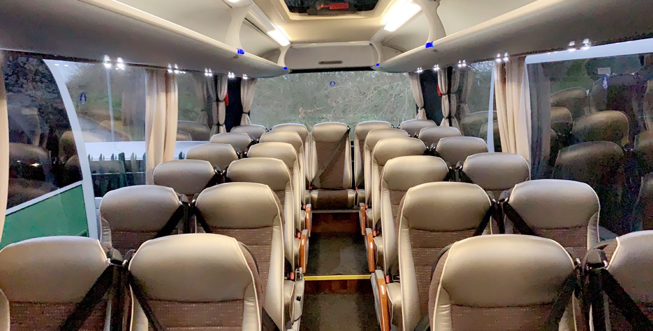 Interior of 49 Seat Coach