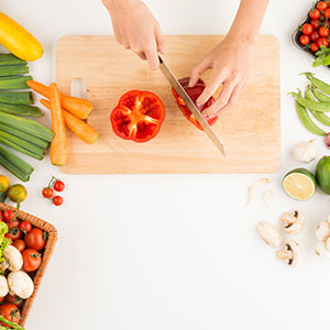 Je cuisine un succulent repas