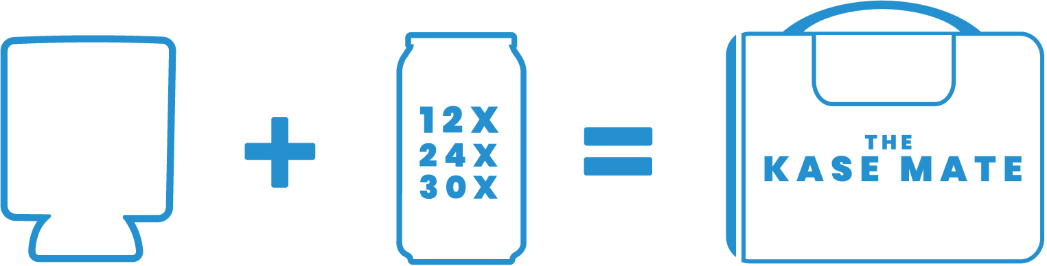 Kase Mate Explained Koozie + Case = Kase Mate