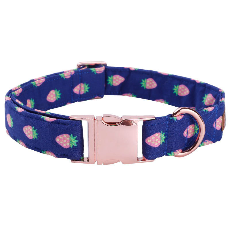 bluepineappledogbowtiecollar