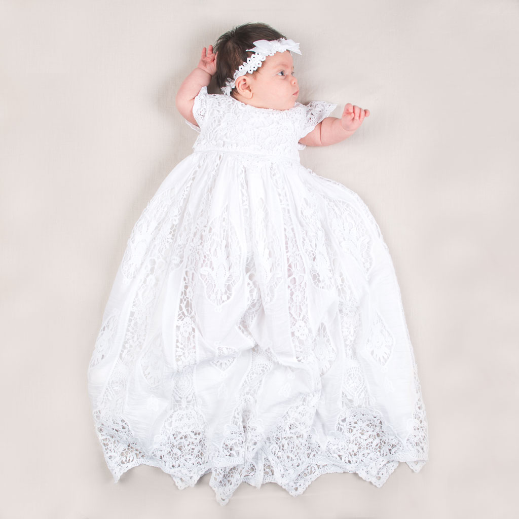 christening dress for newborn girl