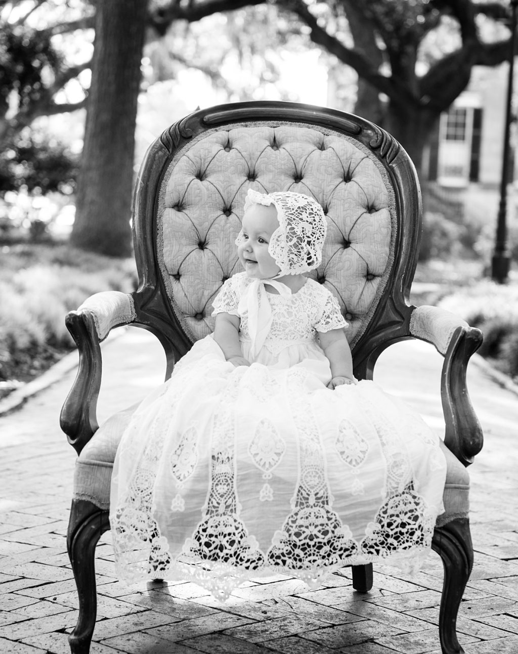 Girls Christening Dress Detail