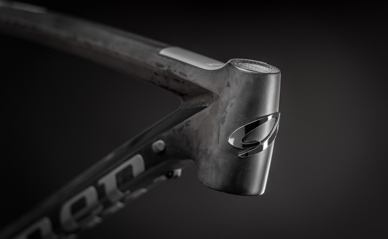 Close up of Niner Bike RDO Carbon Fiber frame