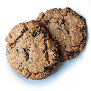 Oatmeal Raisin photo of traditional oatmeal raisin cookie