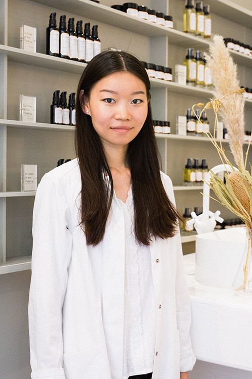 Peiyu - formulatrice cosmétique Peiyu Zhu - formulatrice Laboté