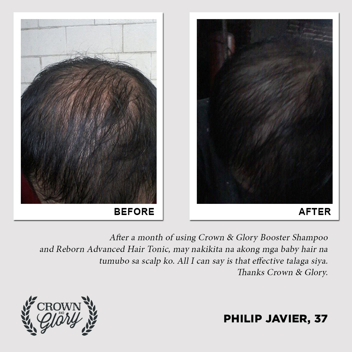 hair grower testimonial