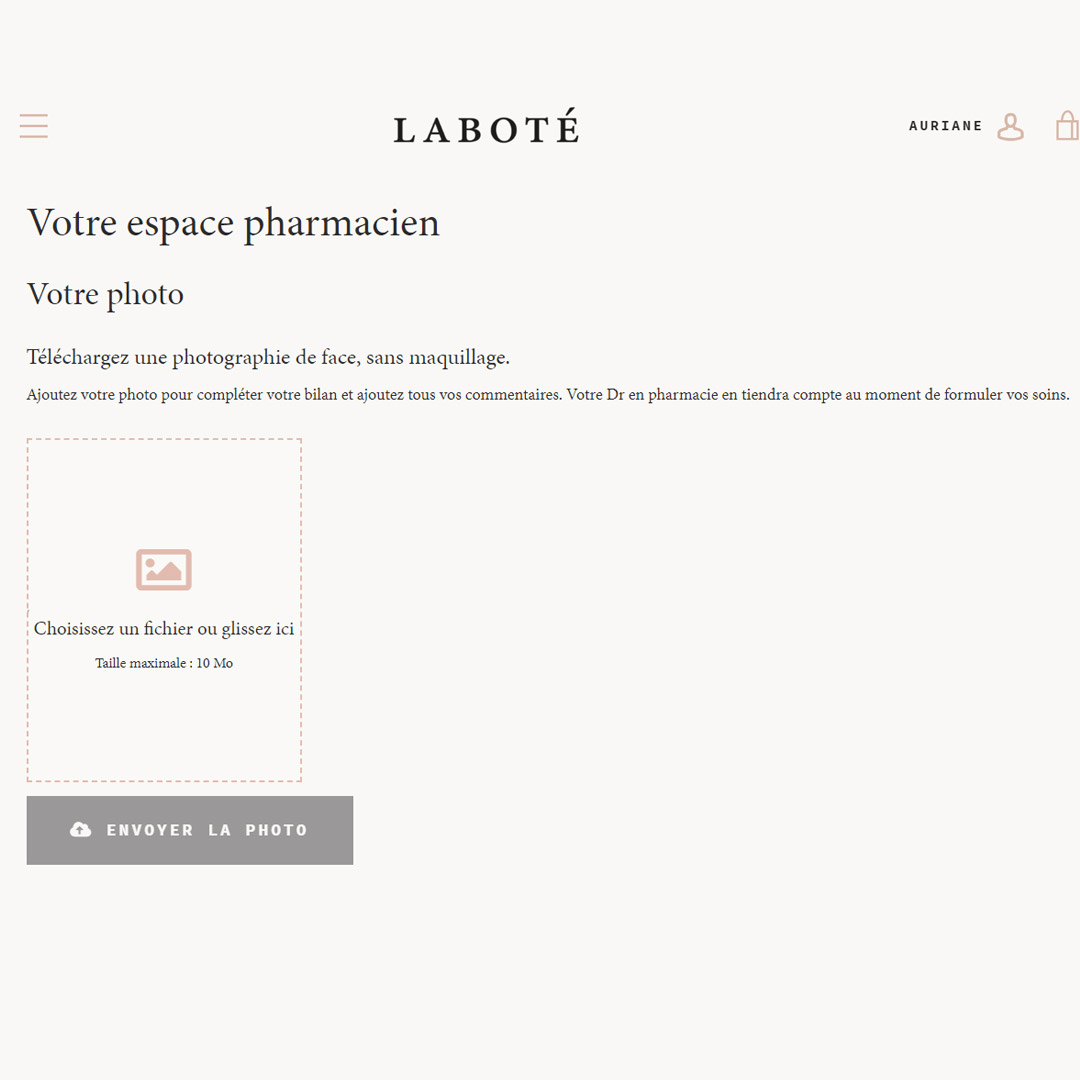 bilan de peau diagnostic de peau en ligne