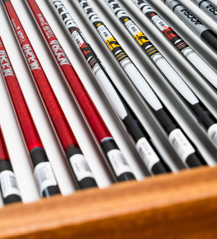Over 400 shaft options available at U Golf