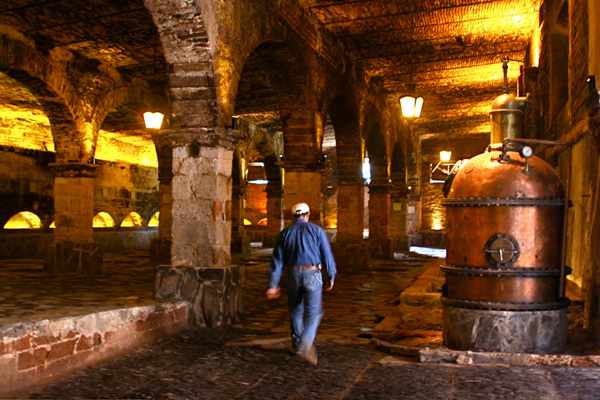 Inside a tequila distillery Inside a tequila distillery