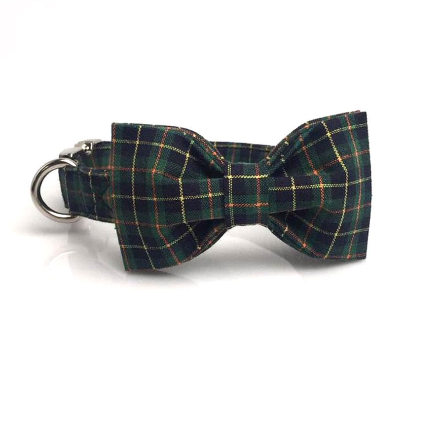 greenplaiddogbowtiecollar