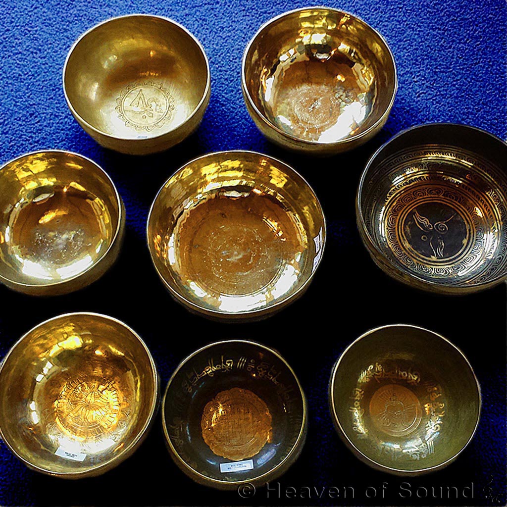 Certified Tibetan Himalayan Singing Bowls with Planetary Healing Tones