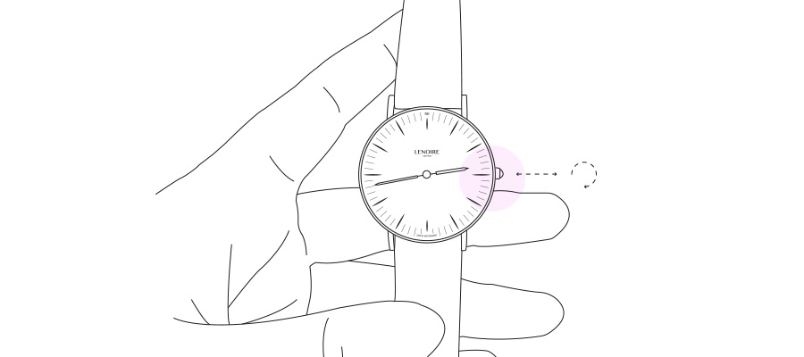 Lenorie Uhr stellen